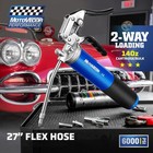 Professional Pistol Grip Grease Gun  27  Reinforced Flex Long Hose 6000psi