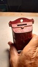 Antique 1921 Red Cast Iron U s  Mail Coin Bank With Eagle Logo L  k  
