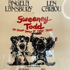 Sweeney Todd Broadway Framed Window Card Poster Sondheim Lansbury Cariou - Rare 