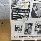 1958 The Fearmakers Press Kit 4 Photos United Artists Dana Andrews Film Noir