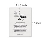 Galatians 5 22-23 Sign Bible Verse Canvas Home Wall Art Decor Scripture Paint   