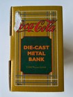 Ertl Coca-cola Die-cast Delivery Truck Metal Bank  1693 1993 Red black