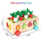 Toddlers Montessori Wooden Educational Toys For Baby Boys Girls Age 1 2 3 Yea   