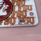 Vintage Brothers Plastic Auto License Plate Fsu Seminoles Florida State
