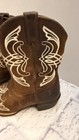 Ariat Girl   s Size 12 Mirabelle Brown Leather Embroidered Western Boots