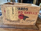 Old Empty Ward   s Red Head Shells Wood 12 Ga  Shipping Box