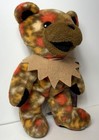 Grateful Dead Fall Tour Beanie Bear Liquid Blue Jerry Garcia Plush With Tags 7 