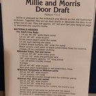 Country Patterns Millie And Morris Door Draft 1989
