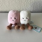 Jellycat Amuseable Pink And White Marshmallows Soft Plush Toy Best Gift For Kids