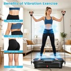 Whole Body Vibration Fitness Platform Machine 500lbs Weight Capacity Massager