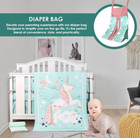 Unicorn Crib toddler Bed Set