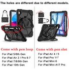 Rotating Heavy Duty Stand Case Cover For Ipad 5 6 7 8 9 10 11th a16  Generation