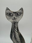 Vintage Abraham Palatnik 8  Lucite Cat Figurine Statue