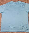 Reebok Men s Performance Tee Blue T Shirt Size Xxl Athletic Workout Gym Boxing