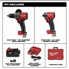Milwaukee M18 Fuel 3697-22 Hammer Drill   Impact Driver Kit  2 Batteries