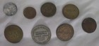 Lot Of  8  Vintage Tokens coins Game   Park   Car Wash  trade