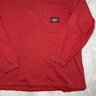 Rasco Mens Xl Fr Flame Resistant Long Sleeve Henley Pocket T-shirt Red Rtf459