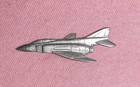 Pewter F-4b Phantom Navy Fighter Jet Military Aircraft Lapel Pin
