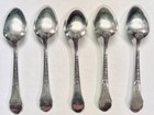 Gorham Medici Old Sterling Silver Demitasse Spoons  4 25   C 1880 - Set Of 5