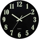 12   Wall Clock Large Luminous Quartz Night Light Glow In The Dark Silent Home