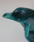 1996 Wyland 11  Blue Lucite Dolphin  Lucite Art 