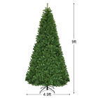 9ft Pre-lit Artificial Christmas Tree Premium Hinged W  1000 Led Lights   Stand