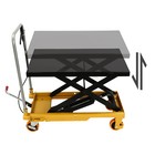 Hydraulic Lift Table 500lbs  Single Scissor Lift Table Cart 28 5  Lift Height