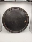 Antique Painted Wooden Tray - Handmade - Very Old 15  Diameter 