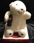 Vintage 1997 Coca Cola Polar Bear Stuffed Plush Animal In Box 7  Collection