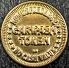 Red Corral Car Wash - No Cash Value Carwash Token 25mm  c1732 