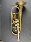 Antique Early Sachs Schuster   Co   Markneukirchen Trumpet With Rotary Valves