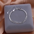 2 Pcs Layered Snake Chain Ankle Bracelet  New Arrival Foot Jewelry For Women   