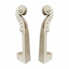 Maple Wood 4 String Violin Neck 4 4 Size Violin Parts Head Replacement Repair