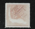Liberia 1953  12c Bird  Bird Printed On Gum  Frame Only Other Side Nh  346