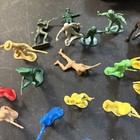 Vintage Lot Cowboys   Indians  Horses  Army Soldiers Figures  Marx   More 
