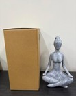 Zen Lady Garden Statue - Resin Outdoor Figurine For Home Decor  Gift Idea 11 4 