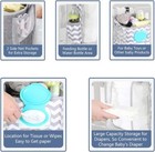 Hanging Diaper Caddy  Baby Bed Hanging Organizer  Nursery Organization Baby Diap