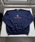 Vintage 90s Apple Think Different Rainbow Logo Mac Macintosh Computers Size L
