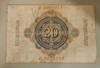1908 Germany 20 Mark Note