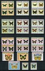  rp06a  Philippines - 2006 - 2007 Complete Regular Stamp Sets - Butterflies  Muh
