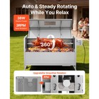 57  Rotisserie Bbq Grill 38w Outdoor Bbq Spit Roaster For Pig   Lamb With Wheels