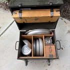 Us     Genuine Field Military Officer Mess Kit - Circa 1950s - Authentic Service