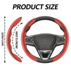 2pcs Universal Fit Carbon Fiber Steering Wheel Cover  Anti-skid Steering Whee   