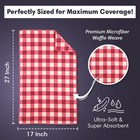 Double-sided Microfiber Kitchen   Bath Hand Towels -high Absorbent Waffle Tow   