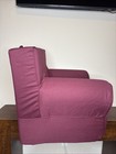 Pottery Barn Kids Size  Maroon Twill Medium Size Anywhere Chair