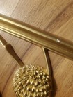 Vintage Mid Century Syroco Diamond Four Seasons Gold Floral Decor Wall Mcm