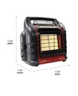 Mr  Heater 18 000 Btu Portable Propane Indoor outdoor Big Buddy Pro Series W fan