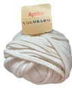 Katia Colorado Tubular Wool Blend Yarn Wool  3 White  Lot Of 3 Full  2 Partial