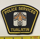 Police Services Tualatin Patch Oregon Embroidered Badge Emblem Memento Or