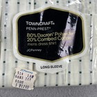 Towncraft Penn-prest Men s 16 1 2-34 White Green Check Dress Shirt Vintage New